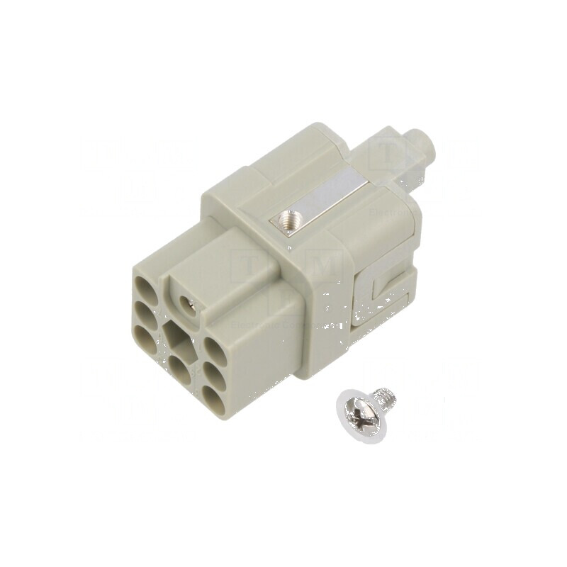 Conector HDC inserturi contact mamă CQ PIN 7 7 PE 10A | Electronic-mag.ro | Componente Electronice