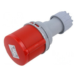Conector alimentare AC mufă mamă 16A IEC 60309 IP44 5 pini | Electronic-mag.ro | Componente Electronice