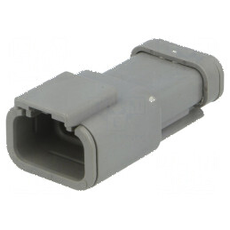 Conector cablu-cablu DTM mufă tată PIN 3 gri IP68 | Electronic-mag.ro | Componente Electronice