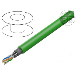 Cablu Ethernet industrial HELUKAT® 600IND S/FTP 4x2x26AWG 7e | Electronic-mag.ro | Componente Electronice