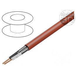 Cablu ecranat 2x14AWG folosit pentru electricitate, 300V, 152m, 500ft | Electronic-mag.ro | Componente Electronice