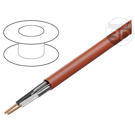 Cablu ecranat 2x14AWG folosit pentru electricitate, 300V, 152m, 500ft | Electronic-mag.ro | Componente Electronice
