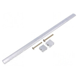 Suport aluminiu naturală 30,5mm H, 340mm L, 15,5mm W cu manetă | Electronic-mag.ro | Componente Electronice