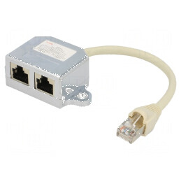 Splitter RJ45 8p8c cu 2 socluri | Electronic-mag.ro | Componente Electronice