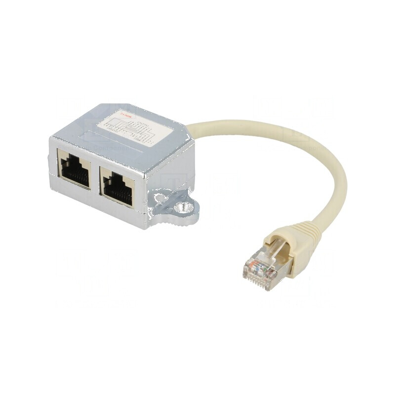 Splitter RJ45 8p8c cu 2 socluri | Electronic-mag.ro | Componente Electronice Splitter RJ45 8p8c cu 2 socluri | Electronic-mag.ro | Componente Electronice
