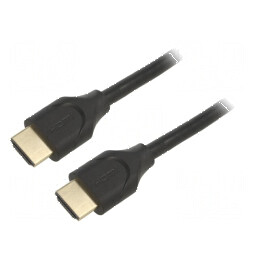 Cablu HDMI 2.1 HDCP 2.2, 1.5m, PVC, mufă din ambele părţi | Electronic-mag.ro | Componente Electronice