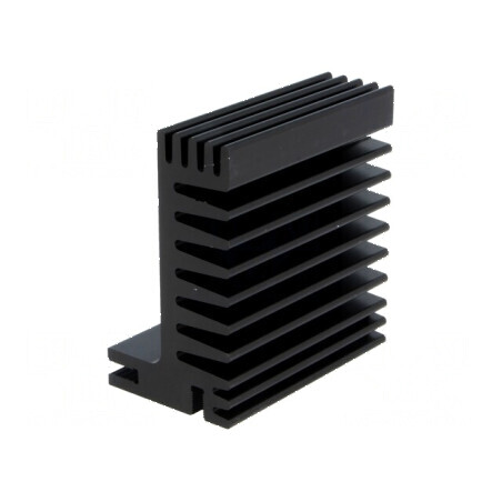 Radiator extrudat TO220 negru 50mm x 55mm x 31mm 5,8K/W | Electronic-mag.ro | Componente Electronice