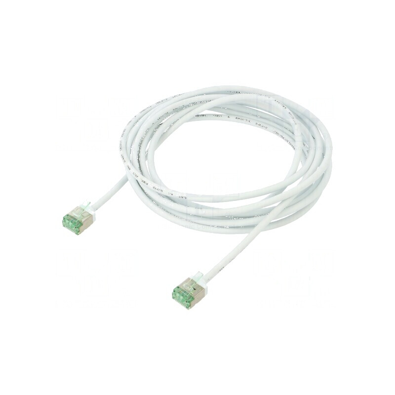 Cablu patch U/FTP Cat 8.1 3m alb LSZH 32AWG | Electronic-mag.ro | Componente Electronice Cablu patch U/FTP Cat 8.1 3m alb LSZH 32AWG | Electronic-mag.ro | Componente Electronice