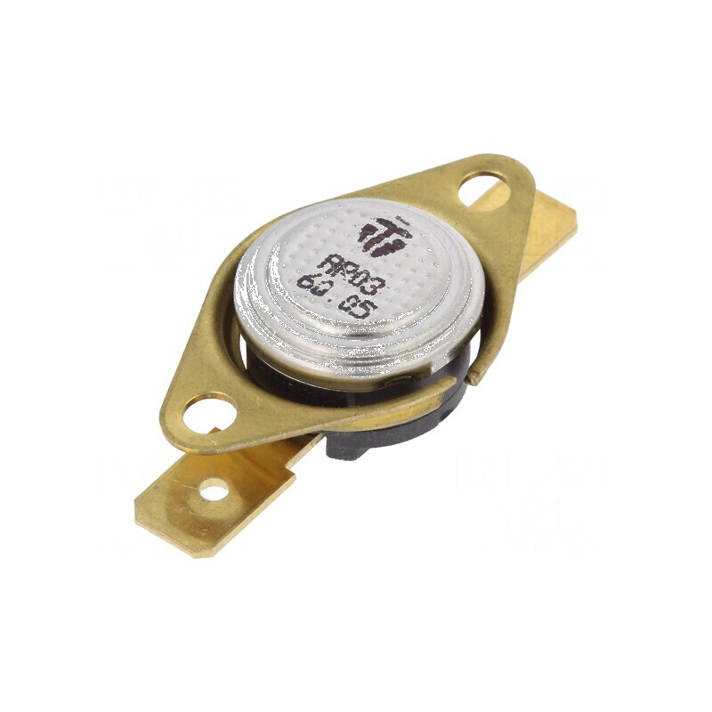 Termostat SPST-NC 60°C 16A 250VAC cu terminali 6,3mm | Electronic-mag.ro | Componente Electronice Termostat SPST-NC 60°C 16A 250VAC cu terminali 6,3mm | Electronic-mag.ro | Componente Electronice