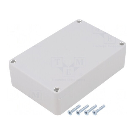Carcasă universală ABS gri deschis 70mm x 105mm x 30mm | Electronic-mag.ro | Componente Electronice