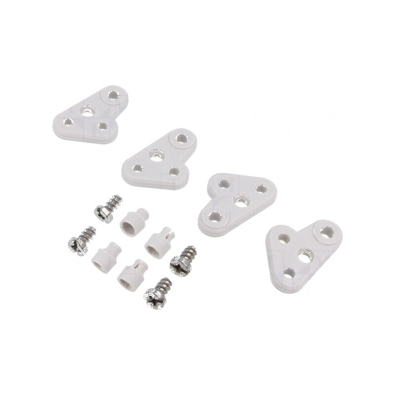 Set prindere gri 4 buc. Serie EURONORD | Electronic-mag.ro | Componente Electronice