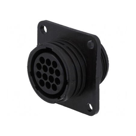 Conector circular soclu mamă PIN 14 fără contacte | Electronic-mag.ro | Componente Electronice