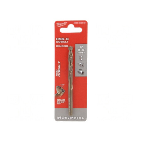 Burghiu metal Ø 6,5mm oțel rapid HSS-Co cu cobalt | Electronic-mag.ro | Componente Electronice