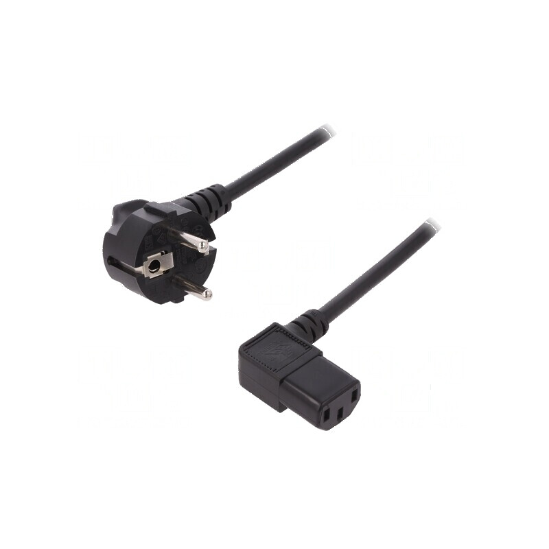 Cablu CEE 7/7 ştecăr unghi 90° IEC C13 mamă 1,8m | Electronic-mag.ro | Componente Electronice Cablu CEE 7/7 ştecăr unghi 90° IEC C13 mamă 1,8m | Electronic-mag.ro | Componente Electronice