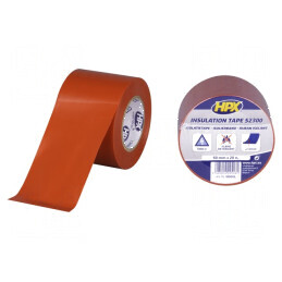 Bandă electroizolantă roșie 50mm x 20m x 0,12mm cauciuc | Electronic-mag.ro | Componente Electronice