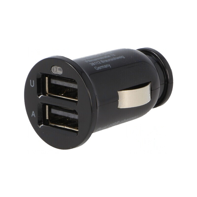 Alimentator USB A x2 12VDC Negru Tens | Electronic-mag.ro | Componente Electronice Alimentator USB A x2 12VDC Negru Tens | Electronic-mag.ro | Componente Electronice