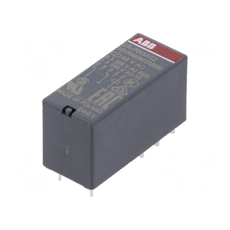 Releu electromagnetic DPDT 48VAC 8A 250VAC | Electronic-mag.ro | Componente Electronice