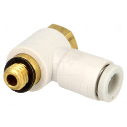 Racord push-in filet M5 unghi 90° 1÷10bar | Electronic-mag.ro | Componente Electronice