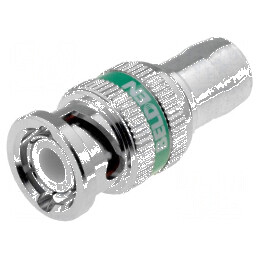 Conector BNC mufă tată 75Ω RG6 crimpate 360 TRUE | Electronic-mag.ro | Componente Electronice