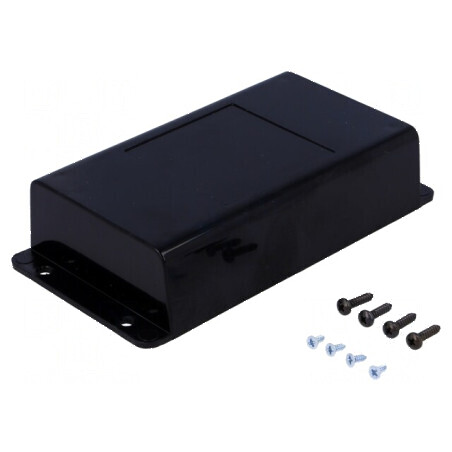 Carcasă universală cu dimensiuni 69mm x 133mm x 30mm și lame de fixare | Electronic-mag.ro | Componente Electronice