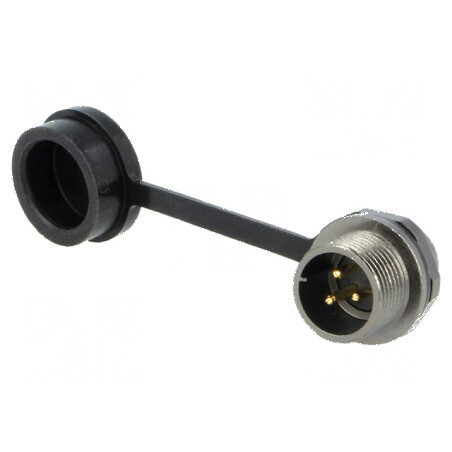 Soclu ST12 tată PIN 3 IP67 13A 250V 2mm² -25÷85°C | Electronic-mag.ro | Componente Electronice