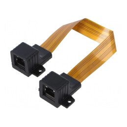 Prelungitor RJ45 portocalie 0,23m - cablu de rețea | Electronic-mag.ro | Componente Electronice