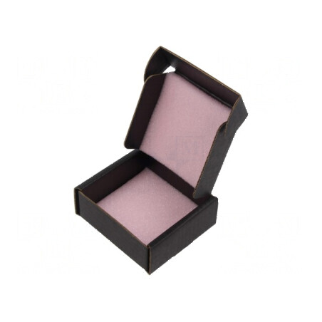 Cutie ESD cu burete 60x60x25mm conductoare | Electronic-mag.ro | Componente Electronice