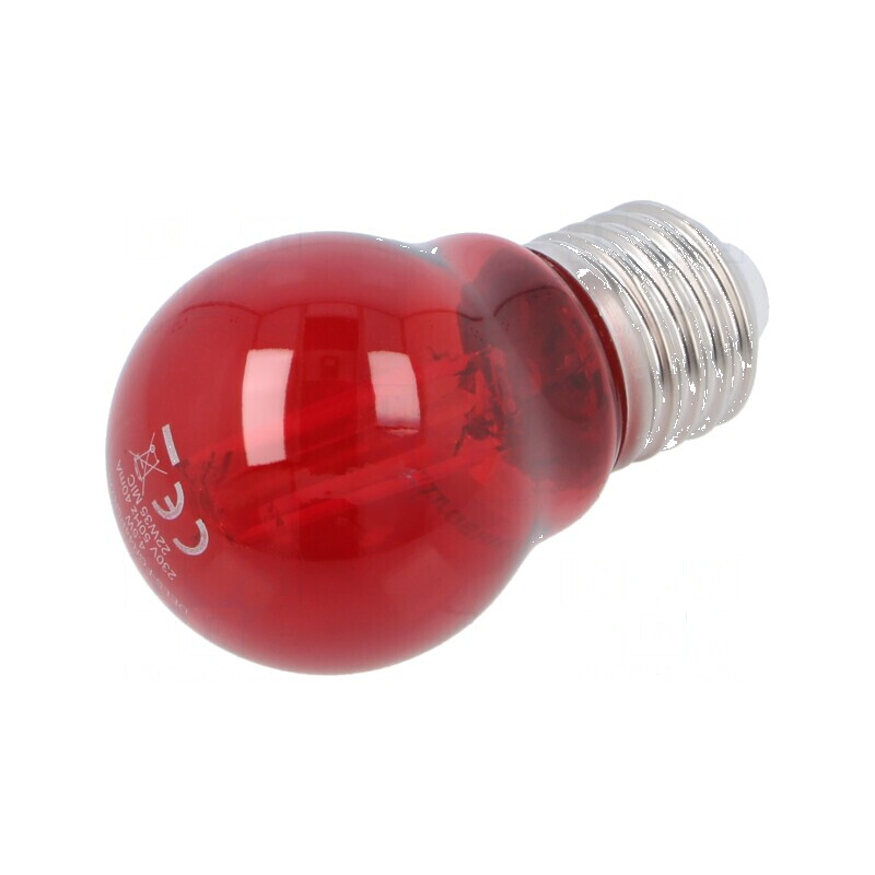 Lampă LED E27 roșie 4,5W 470lm 230VAC 270° | Electronic-mag.ro | Componente Electronice Lampă LED E27 roșie 4,5W 470lm 230VAC 270° | Electronic-mag.ro | Componente Electronice