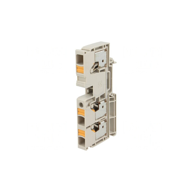 Terminal îmbinare şine 10mm² 1 pistă 3 borne bej cu arc | Electronic-mag.ro | Componente Electronice Terminal îmbinare şine 10mm² 1 pistă 3 borne bej cu arc | Electronic-mag.ro | Componente Electronice