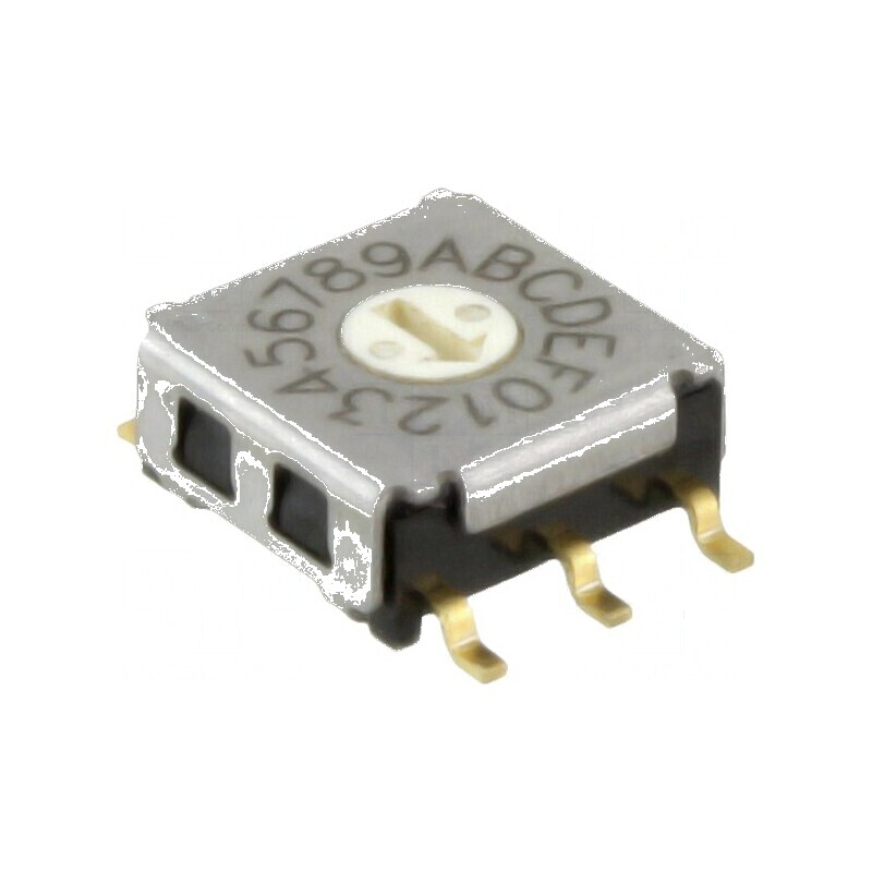 Întrerupător codificare HEX/BCD Poz: 16 SMT Rizol 100MΩ | Electronic-mag.ro | Componente Electronice Întrerupător codificare HEX/BCD Poz: 16 SMT Rizol 100MΩ | Electronic-mag.ro | Componente Electronice