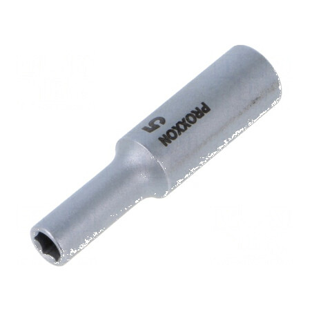 Cap HEX tubular 5mm 1/4" cu 6 puncte | Electronic-mag.ro | Componente Electronice