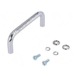 Suport oţel cromat 43mm H x 14mm W cu manetă | Electronic-mag.ro | Componente Electronice