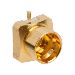 Conector coaxial soclu tată drept 50Ω SMT PCB 18GHz | Electronic-mag.ro | Componente Electronice