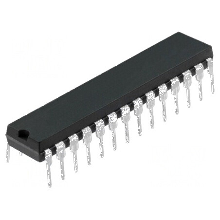 Microcontroler AVR DIP28 2,7-5,5VDC cu 2 întrerupătoare | Electronic-mag.ro | Componente Electronice