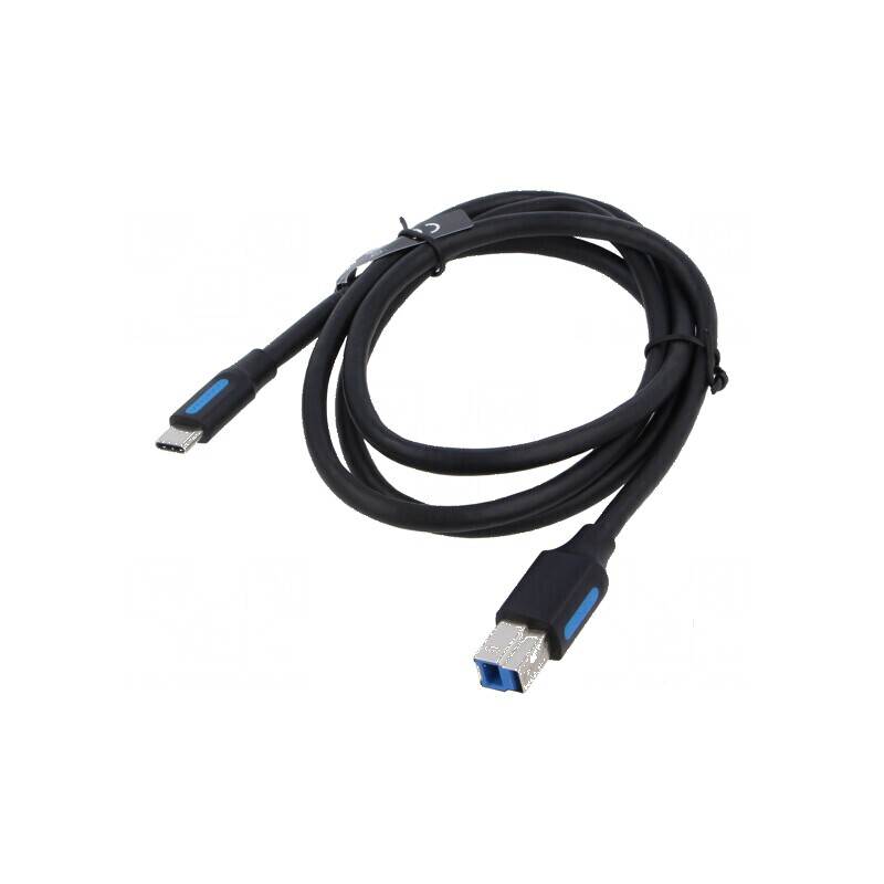 Cablu USB 3.0 B la C, 1m, negru, 5Gbps | Electronic-mag.ro | Componente Electronice Cablu USB 3.0 B la C, 1m, negru, 5Gbps | Electronic-mag.ro | Componente Electronice