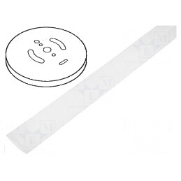 Manșon termocontractabil 3:1 9mm 30m transparent rola | Electronic-mag.ro | Componente Electronice