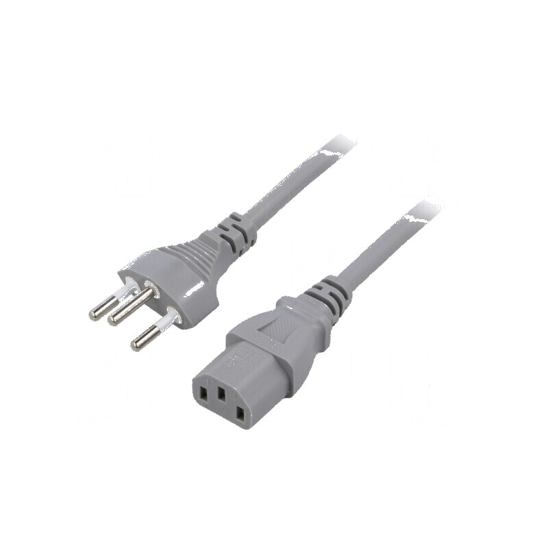 Cablu IEC C13 3x1mm2 mamă 1,8m gri 10A | Electronic-mag.ro | Componente Electronice Cablu IEC C13 3x1mm2 mamă 1,8m gri 10A | Electronic-mag.ro | Componente Electronice