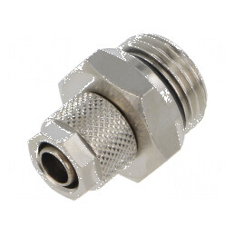 Fiting cu filet din alamă nichelată, 8mm, max. 15bar | Electronic-mag.ro | Componente Electronice