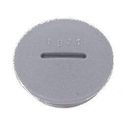 Capac de protecție PG21 poliamidă gri închis 8mm | Electronic-mag.ro | Componente Electronice