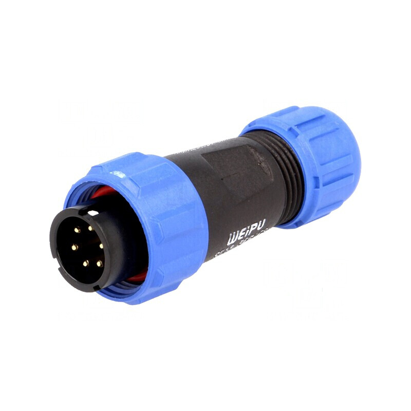 Mufă SP13 tată PIN: 6 IP68 5A 125V pentru lipire cablu 4-6,5mm | Electronic-mag.ro | Componente Electronice Mufă SP13 tată PIN: 6 IP68 5A 125V pentru lipire cablu 4-6,5mm | Electronic-mag.ro | Componente Electronice