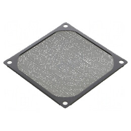 Filtru aluminiu Ø80mm negru cu şurub - 1buc | Electronic-mag.ro | Componente Electronice