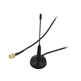 Antenă 3G 4G LTE 2,5dBi magnet 50Ω 900-1800Hz 60mm Lungime 3m | Electronic-mag.ro | Componente Electronice