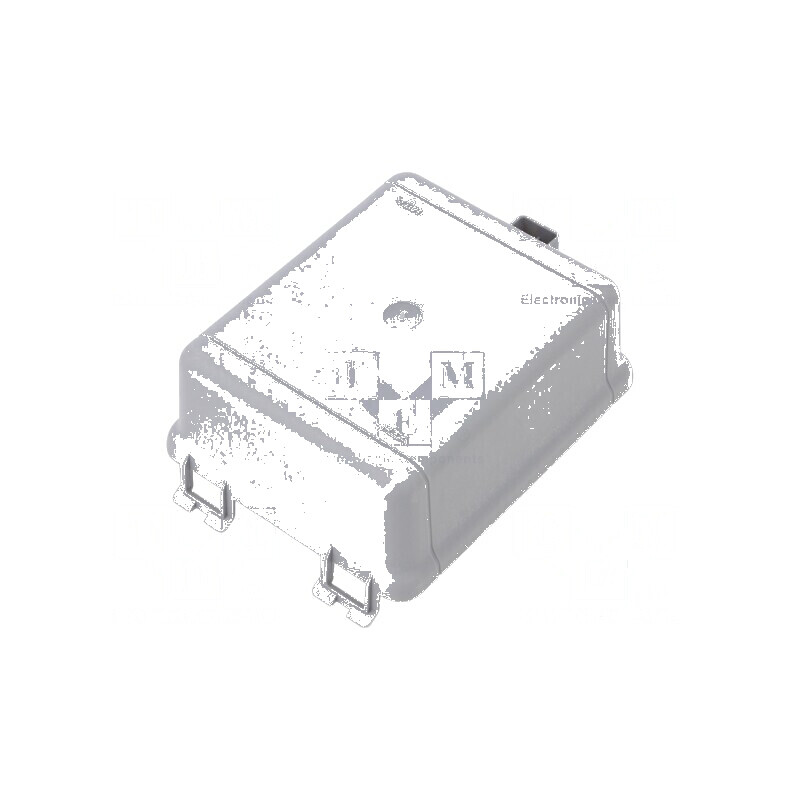 Carcasă de protecție clichet polipropilenă gri cu capac | Electronic-mag.ro | Componente Electronice