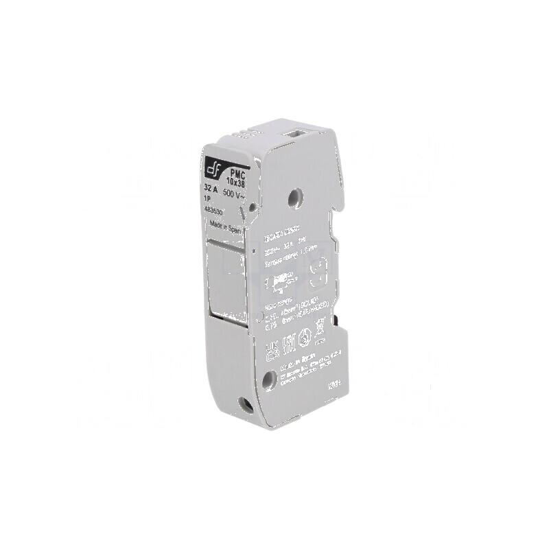 Clemă siguranţe cilindrice 10,3x38mm pentru şină DIN 32A | Electronic-mag.ro | Componente Electronice Clemă siguranţe cilindrice 10,3x38mm pentru şină DIN 32A | Electronic-mag.ro | Componente Electronice