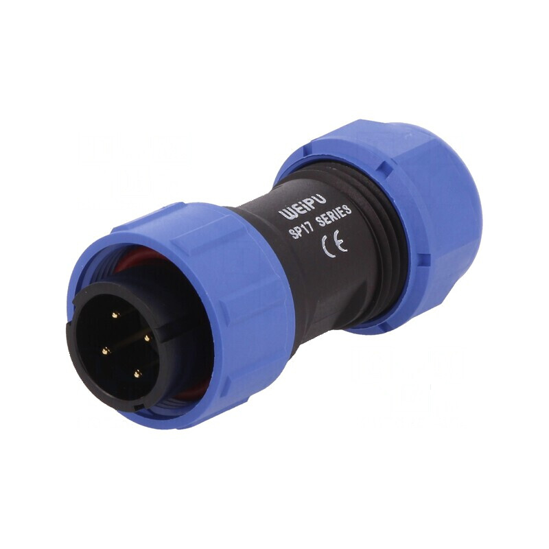 Mufă SP17 tată PIN 4 IP68 500V 5A pentru cablu 6÷10mm | Electronic-mag.ro | Componente Electronice Mufă SP17 tată PIN 4 IP68 500V 5A pentru cablu 6÷10mm | Electronic-mag.ro | Componente Electronice