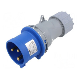 Conector alimentare AC mufă tată 32A IEC 60309 IP44 3 pini | Electronic-mag.ro | Componente Electronice