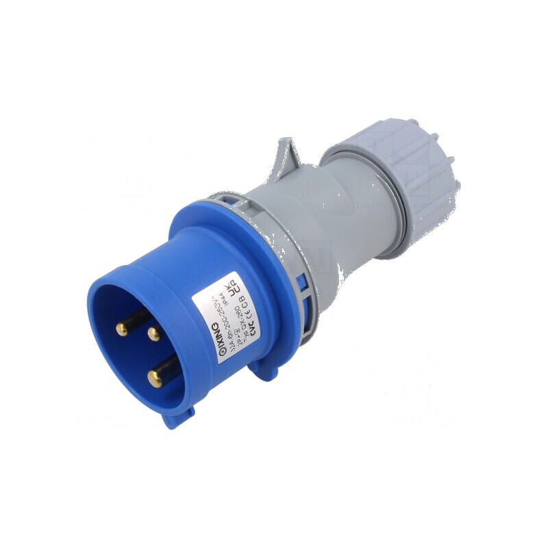 Conector alimentare AC mufă tată 32A IEC 60309 IP44 3 pini | Electronic-mag.ro | Componente Electronice Conector alimentare AC mufă tată 32A IEC 60309 IP44 3 pini | Electronic-mag.ro | Componente Electronice