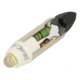 Lampă LED alb cald T5 24VDC 24VAC plastic 3mm -20÷60°C | Electronic-mag.ro | Componente Electronice