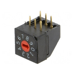 Întrerupător codificare Poz 10 THT Rcontact 50mΩ UL94V-0 | Electronic-mag.ro | Componente Electronice