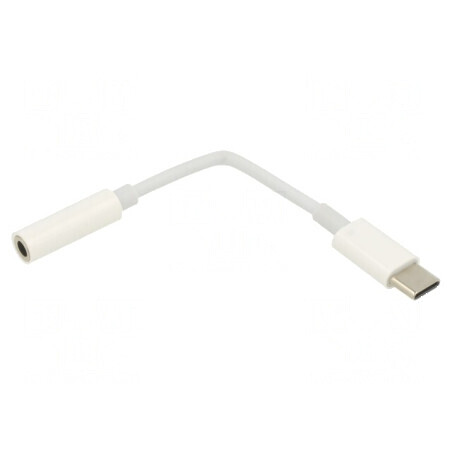 Adaptor Jack 3,5mm 4pin USB C 0,15m Alb | Electronic-mag.ro | Componente Electronice